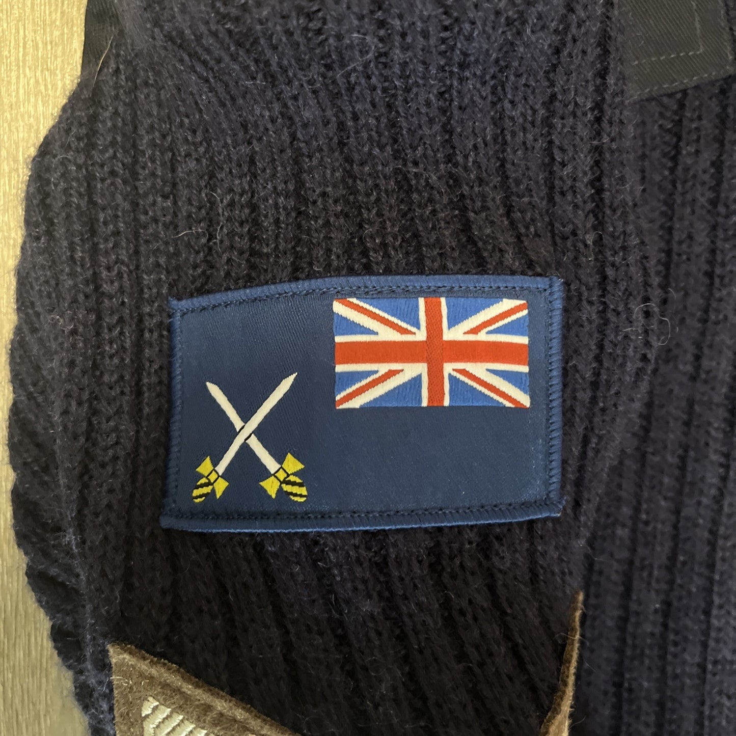 British NATO Navy Blue Wool Pullover Jumper Crew Neck Military Surplus Size 118