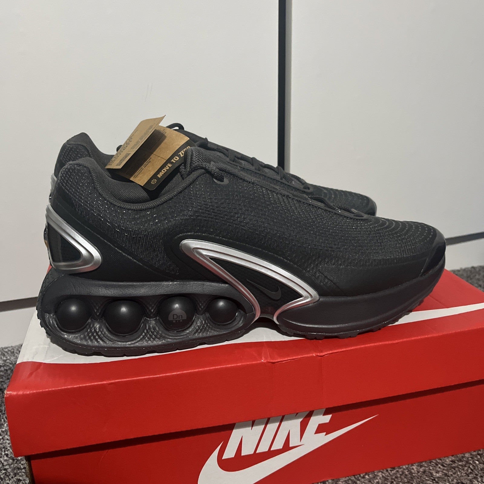 Nike Air Max DN Trainers Mens UK11 Grey Medium Ash Brand New With Box EU 46