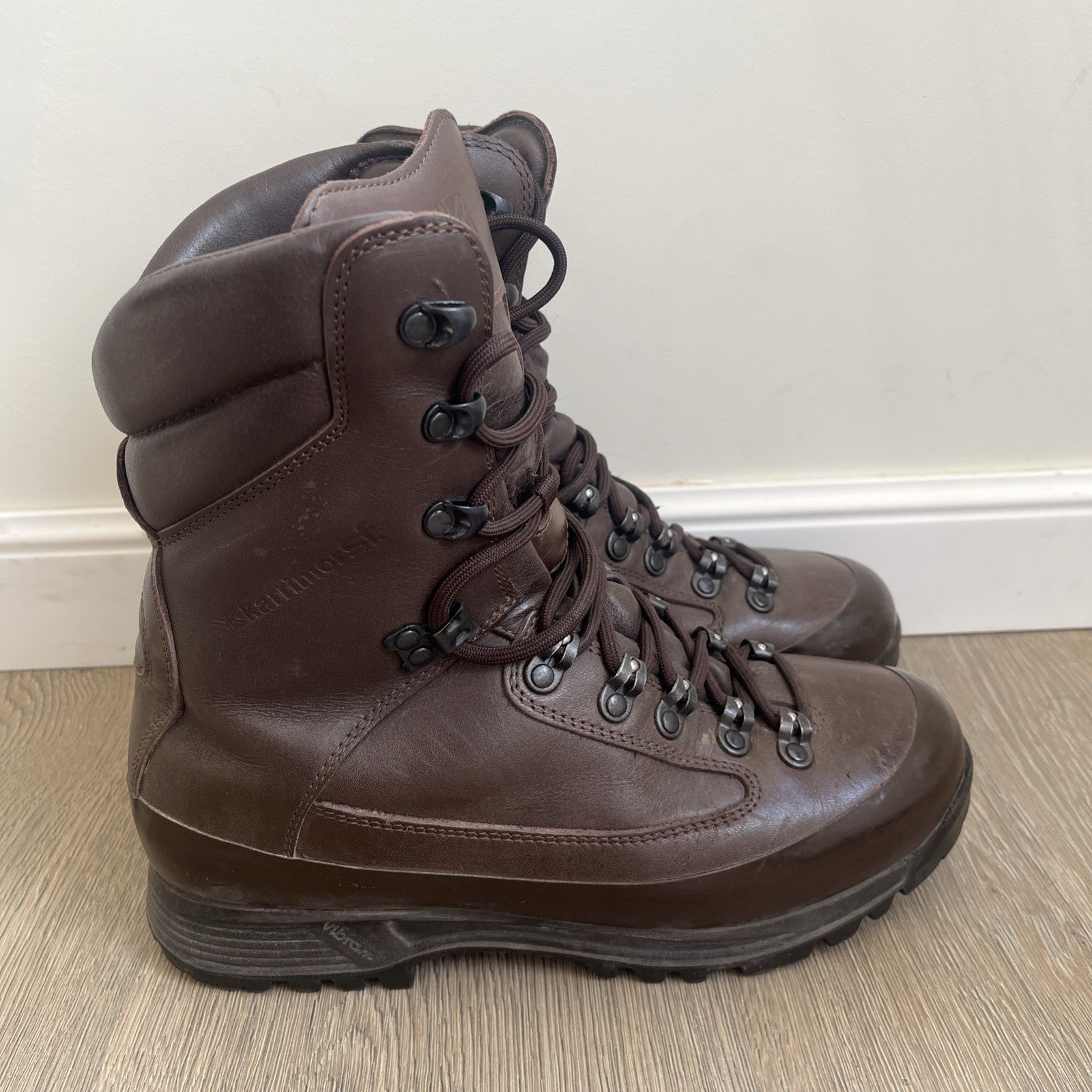 Karrimor SF Vibram Sole Combat Boots Womens Brown Goretex Size UK 6W Used