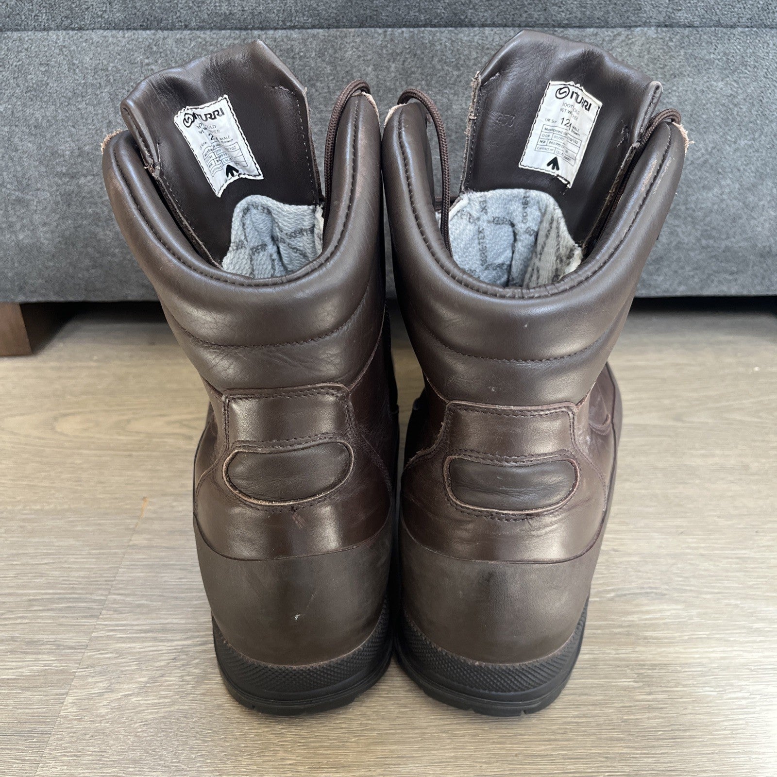 ITURRI SIZE 12M GORETEX BRITISH ARMY COLD WET WEATHER BOOTS BROWN Used GTX