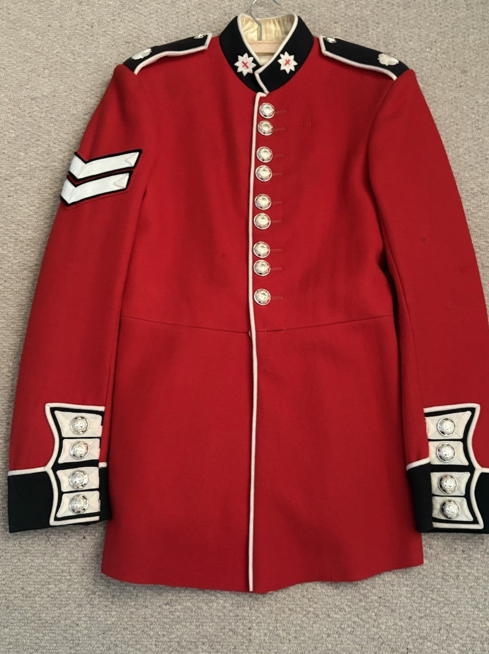 Coldstream Guards Red Tunic British Army Issue Footguard Ceremony Jacket Fashion