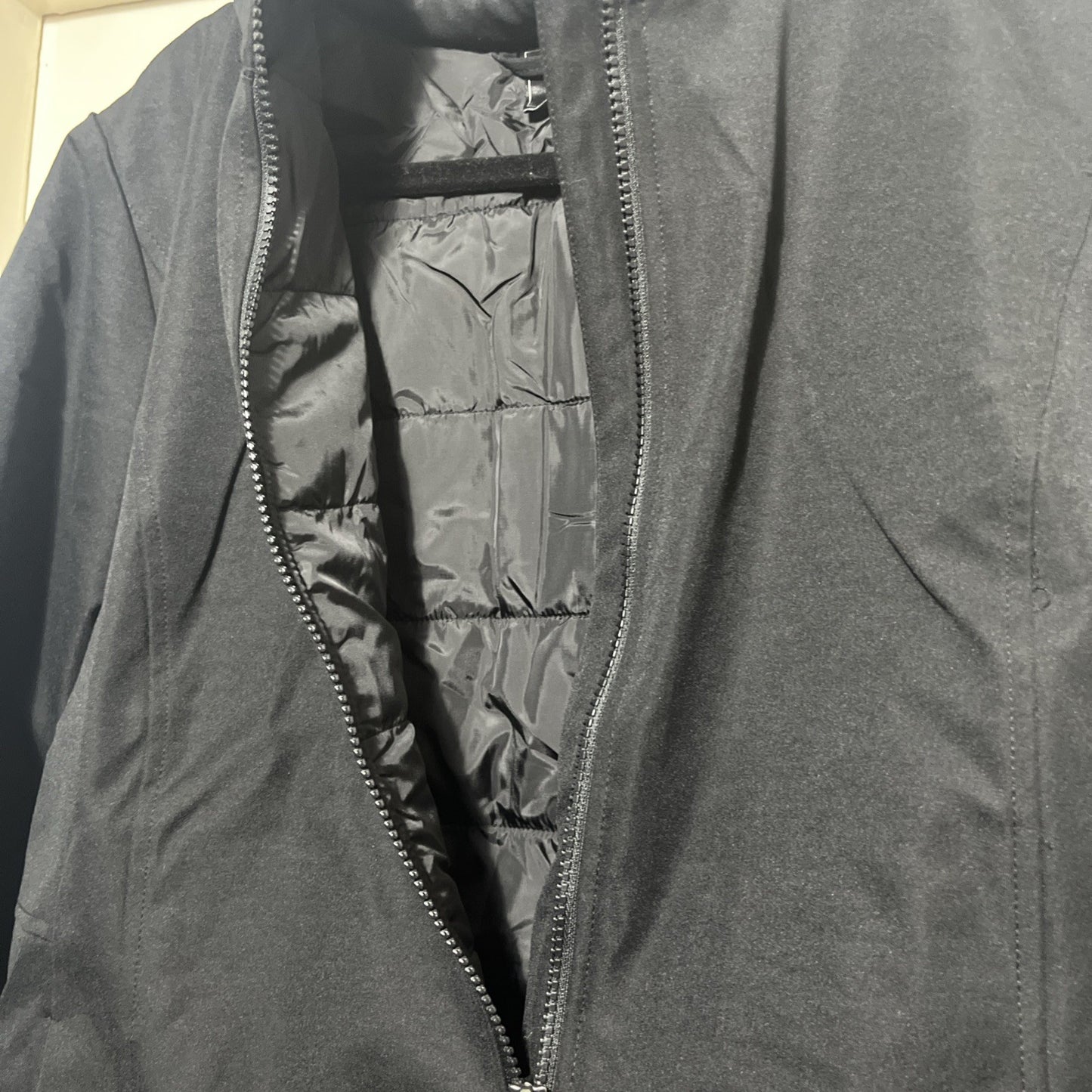 32 Degrees Ladies Soft Tech Black Jacket Size Large L Womens Coat - BNWT