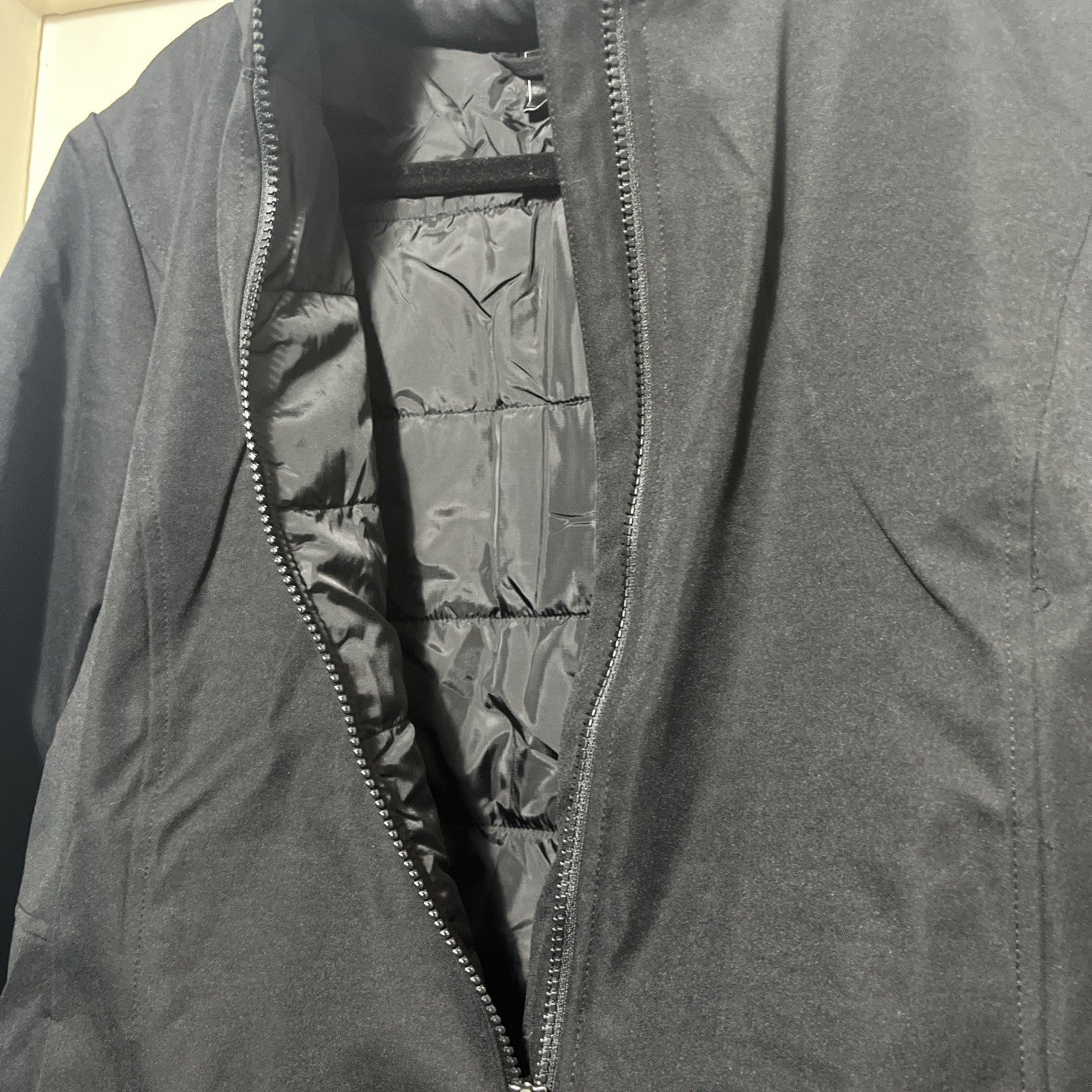 32 Degrees Ladies Soft Tech Black Jacket Size Large L Womens Coat - BNWT