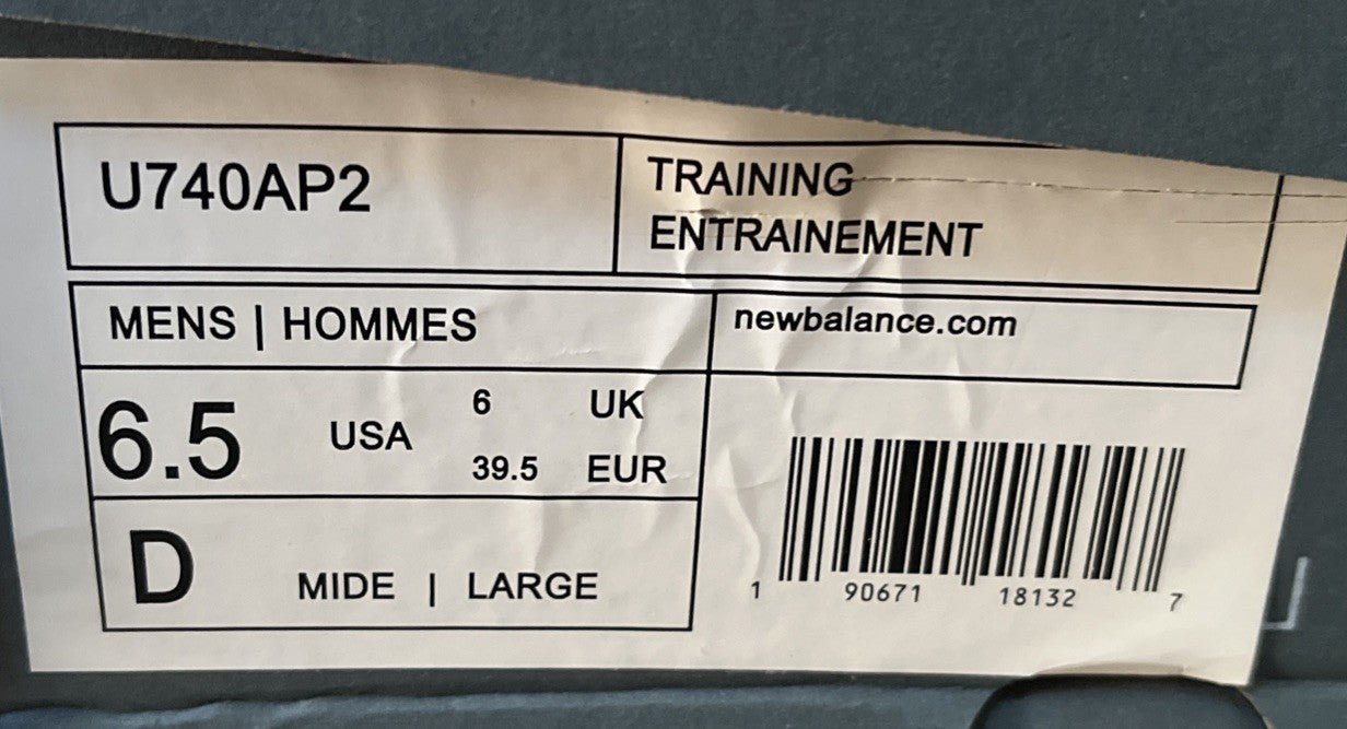 NEW BALANCE Pink & Silver 740 Trainers UK Size 6 Brand New U740AP2 Trainers NB