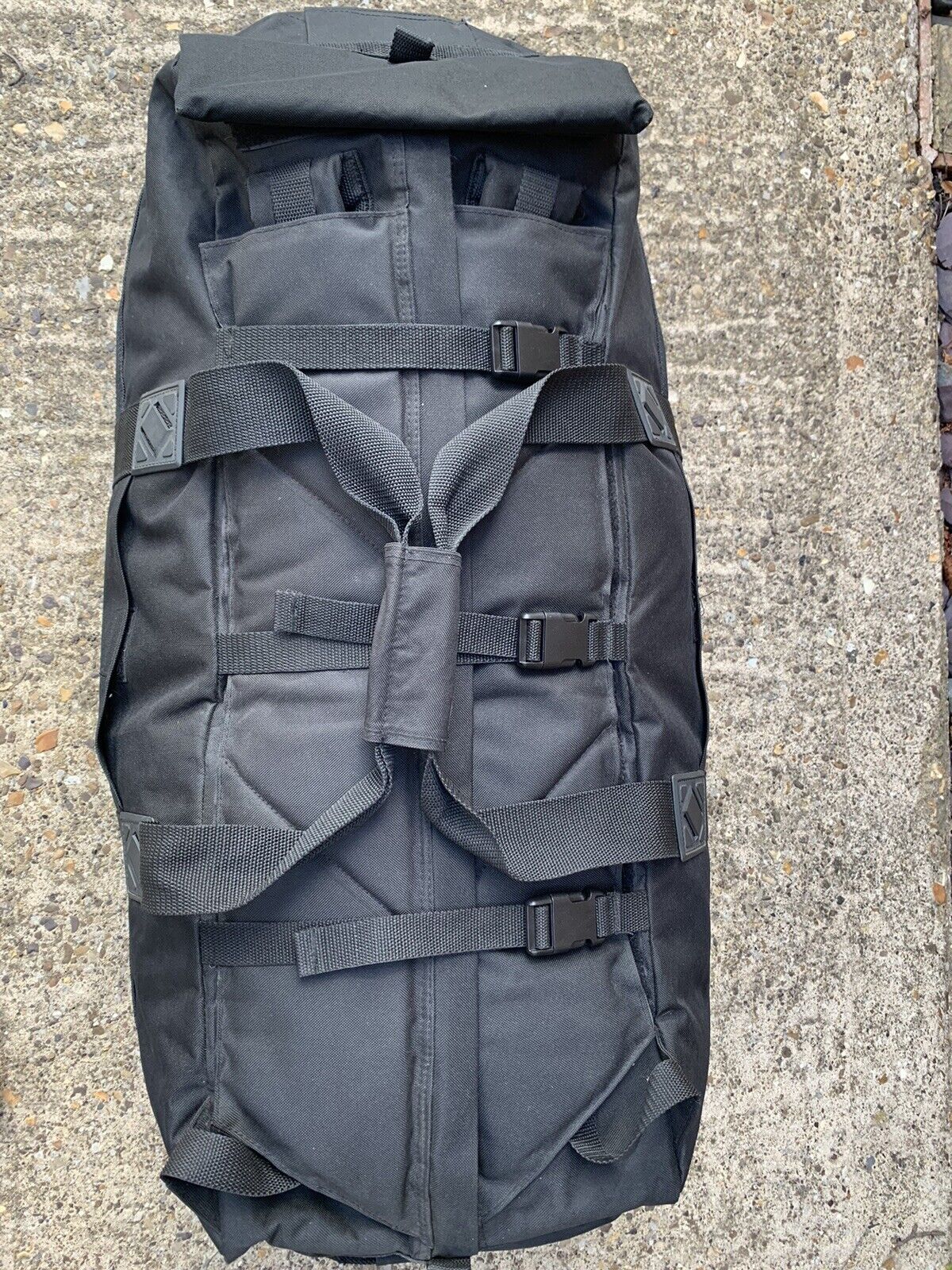 British Army Deployment Bag Operational Travel Rucksack 100 Litre Black Grade 2