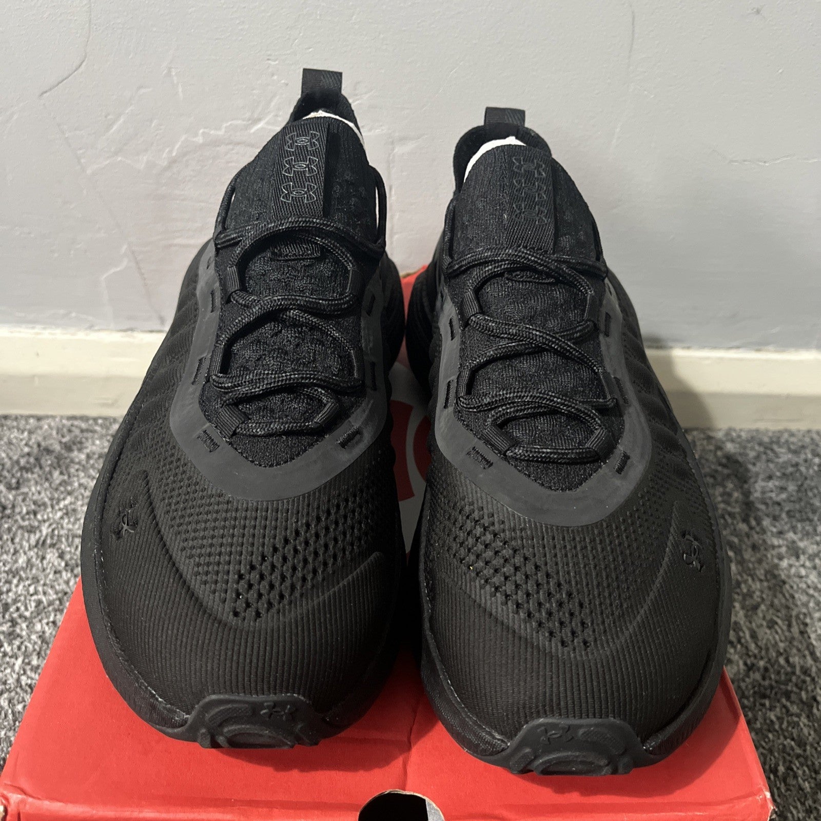 Under Armour Men's UA Phantom 4 Shoes in Black Size UK 7.5 Gym Running Trainer