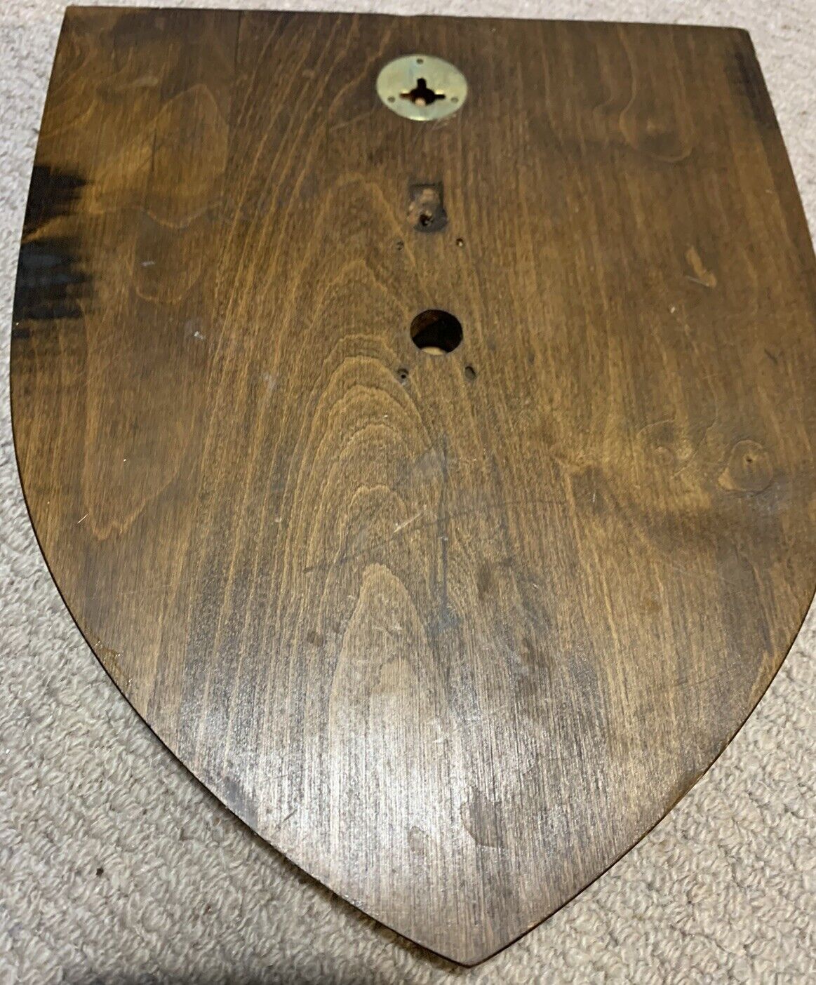 plaque shield crest coat of arms  School University Antique Reclaimed
