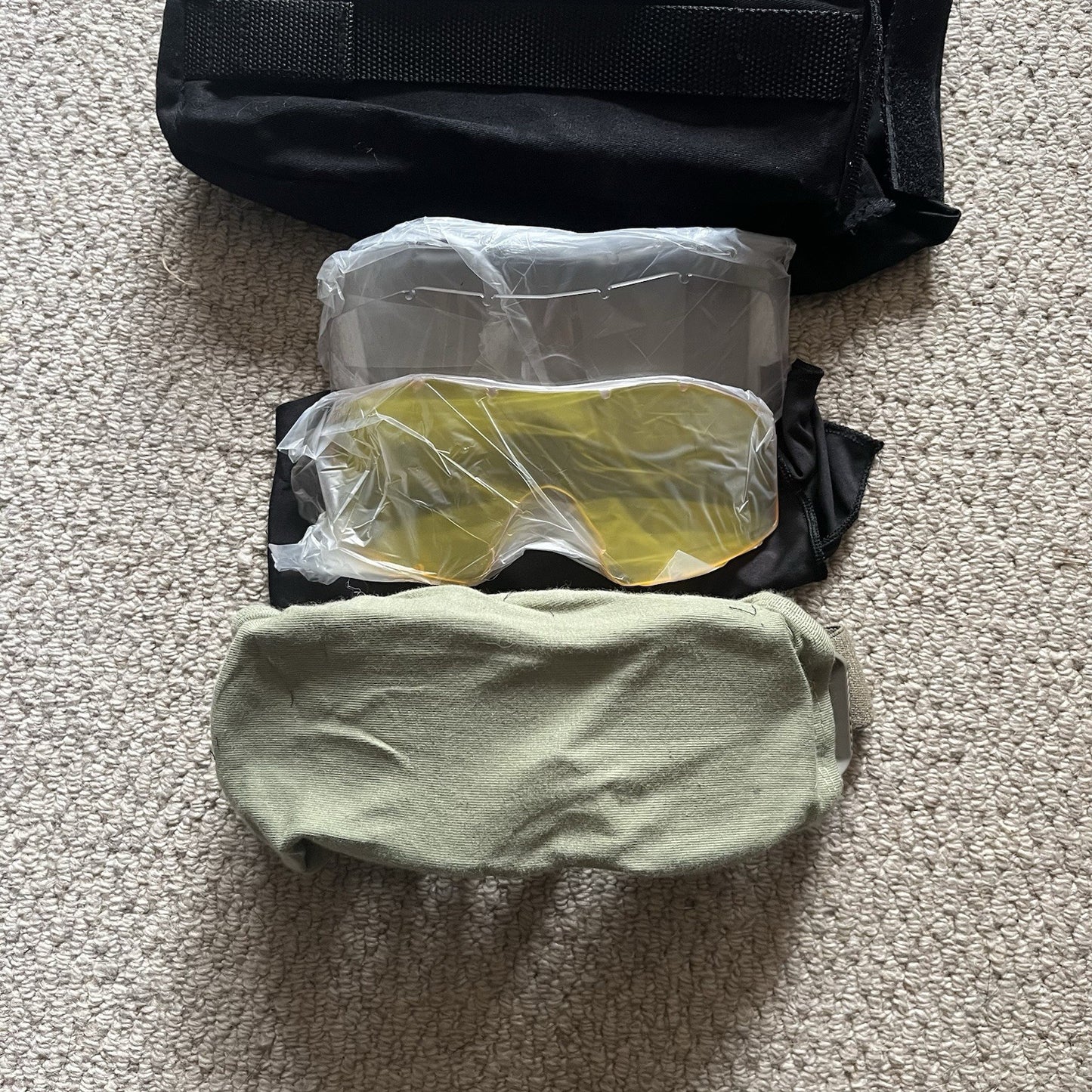 Genuine British Army  Surplus Revision Wolf Spider Military Goggles Glasses