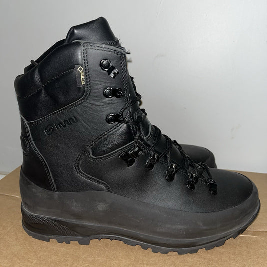 British Army Iturri Black Leather Goretex Cold Wet Weather Combat Boots - UK 9M