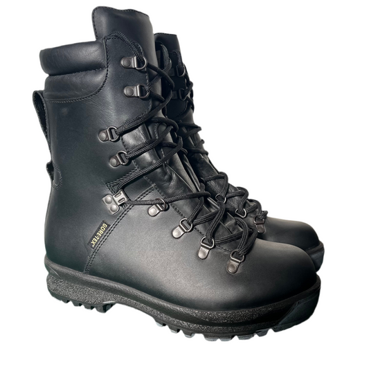 British Military Goretex Cold Wet Weather Combat Leather Assault Black Boots - Sizes