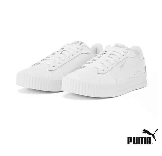 Puma Ladies C-Crew Snake Court Trainer - White - Sizes - New