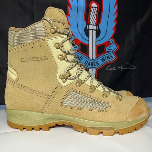 LOWA Elite British Army Desert Beige Male Military Boots UK 11.5M Supergrade