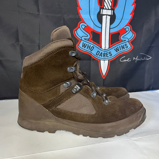 HAIX Desert Brown Suede Army Surplus Army British Male Used Combat Boots - Sizes