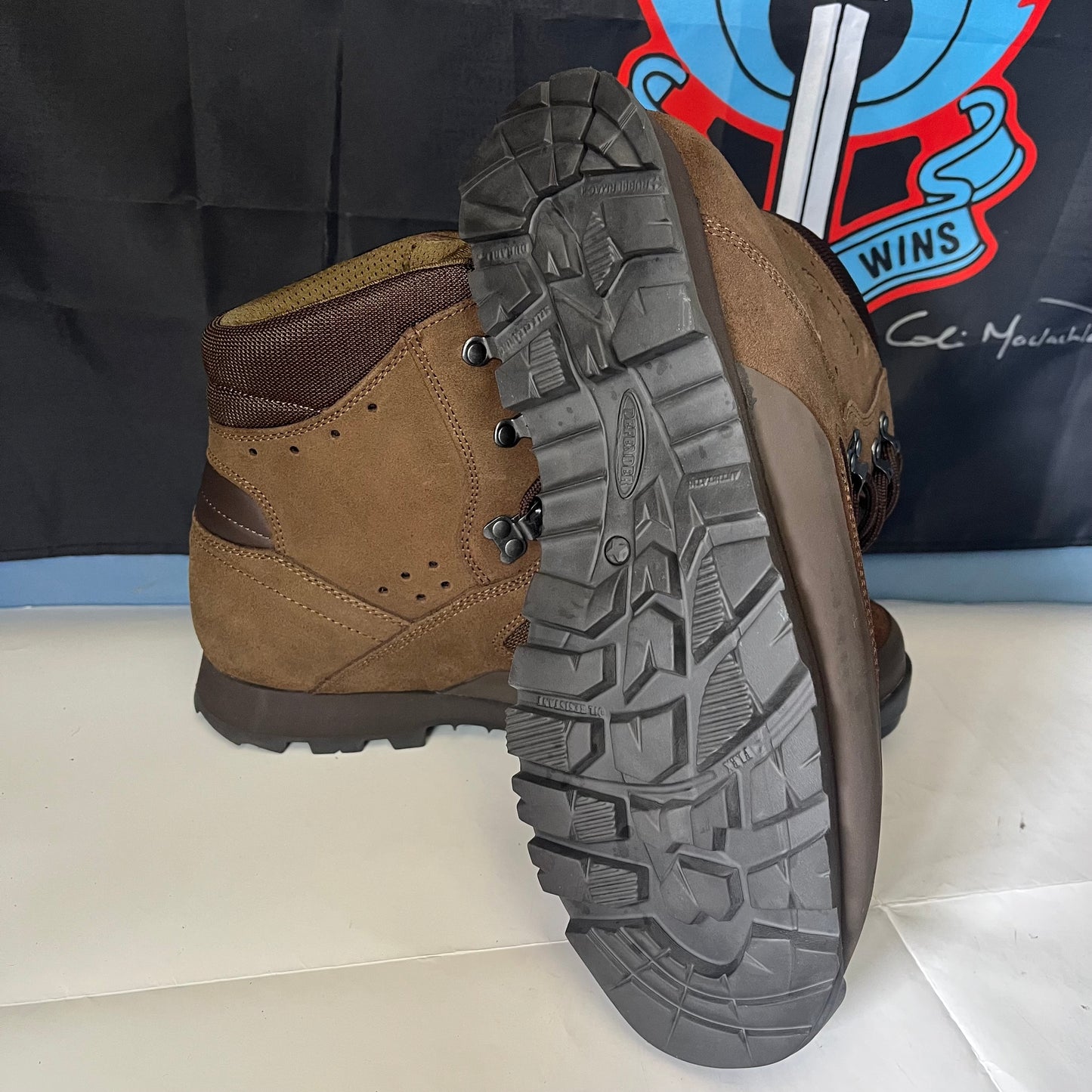 ITURRI Desert Brown Suede High Liability Boots British Army Surplus Male - UK 10M