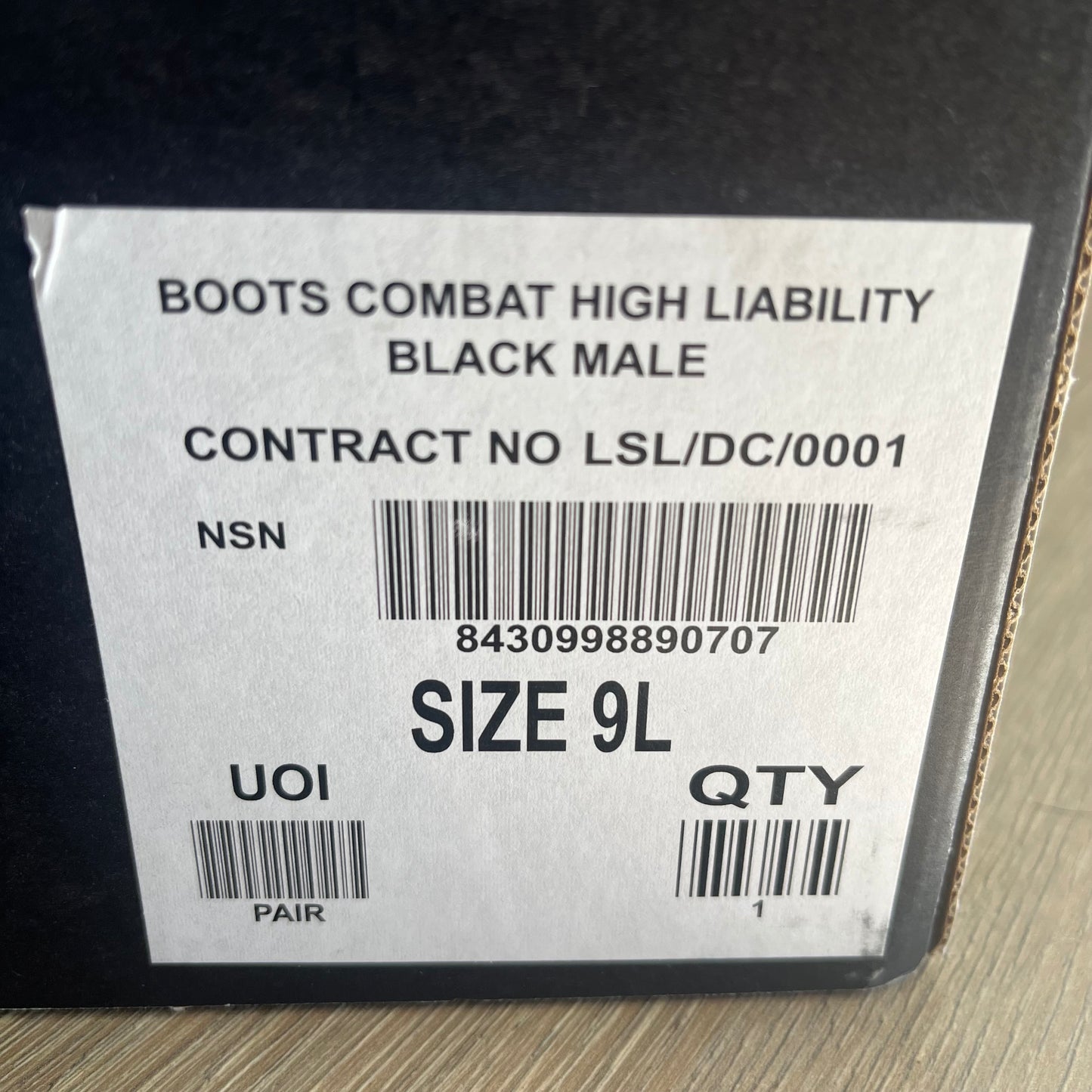 ALTBERG Army Boots Sizes High Liability Defender Combat Black - Brand New - Sizes