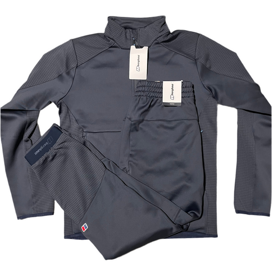 Berghaus Sidley Men's Tracksuit 1/2 Zip Dark Grey - Sizes New