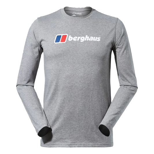 Berghaus Long Sleeve Grey T-Shirt Outdoors - Brand New