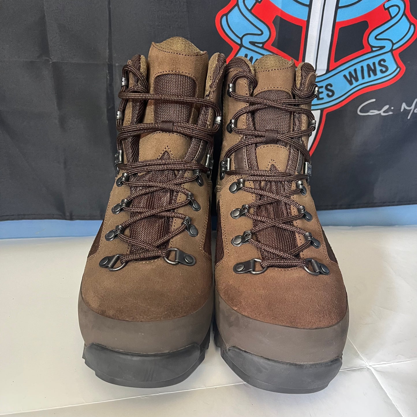 ITURRI Desert Brown Suede High Liability Boots British Army Surplus Male - UK 10M