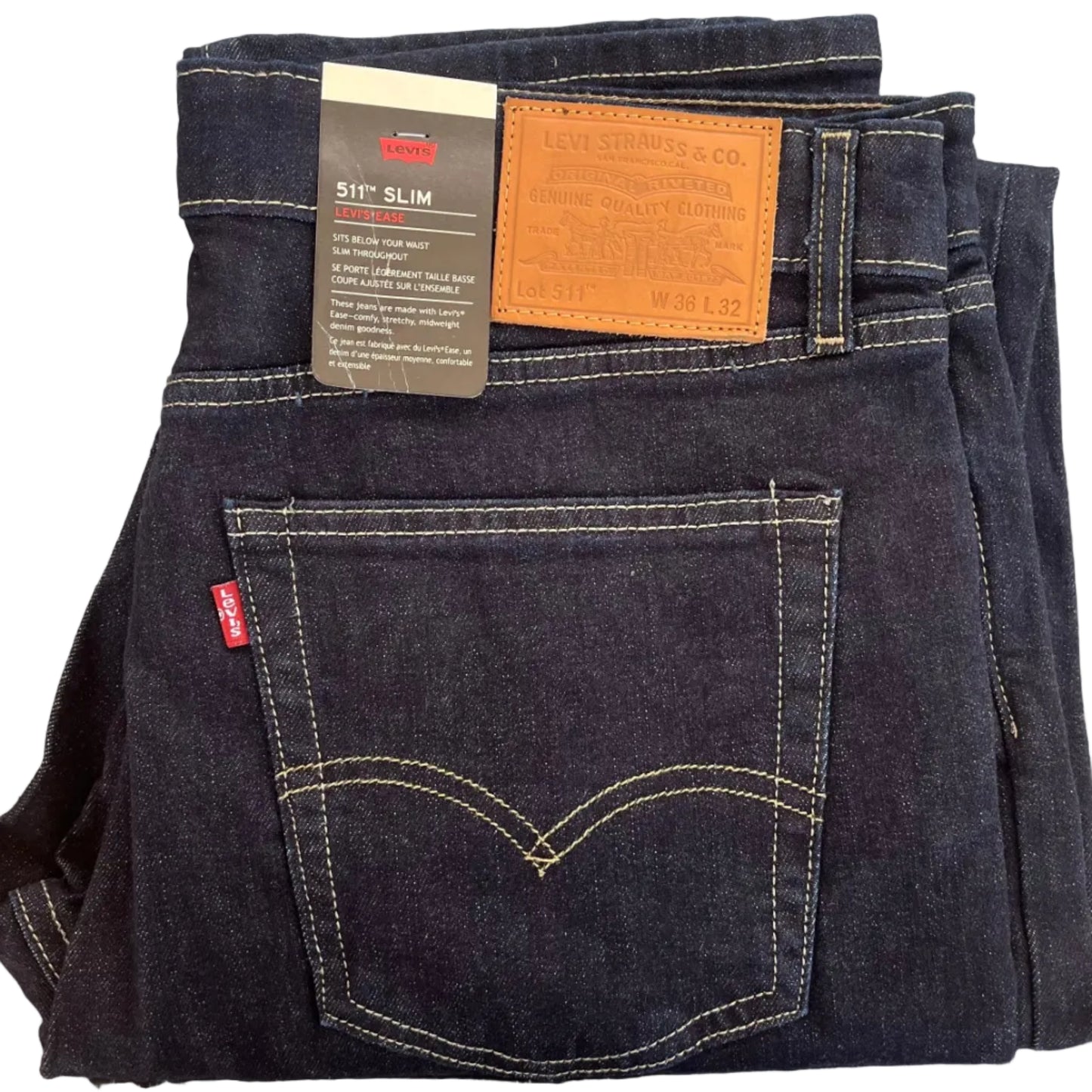 Levi 511 Slim Men's Jeans Dark Blue Denim - Sizes - Brand New With Tags