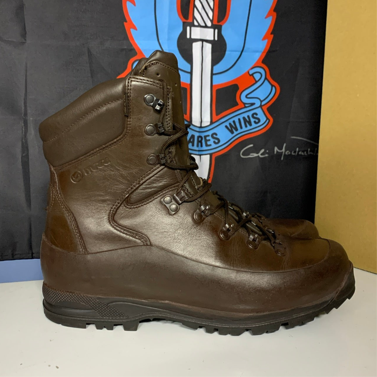 ITURRI British Army Patrol Brown Goretex Boots Combat Leather Used Male - Sizes