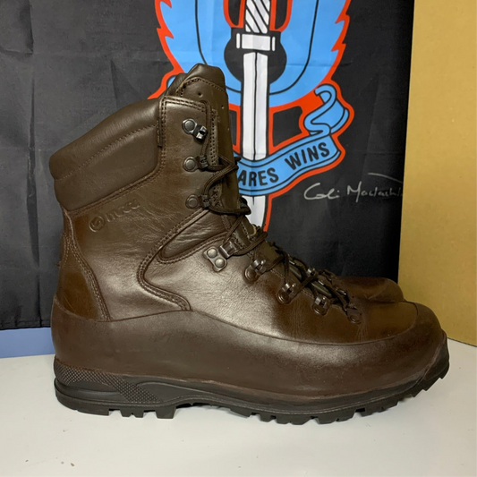 ITURRI British Army Patrol Brown Goretex Boots Combat Leather Used Male - Sizes