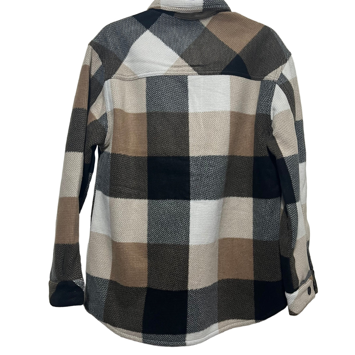 BC Clothing Women's Heavyweight Flannel Shirt Olive Green - Brand New