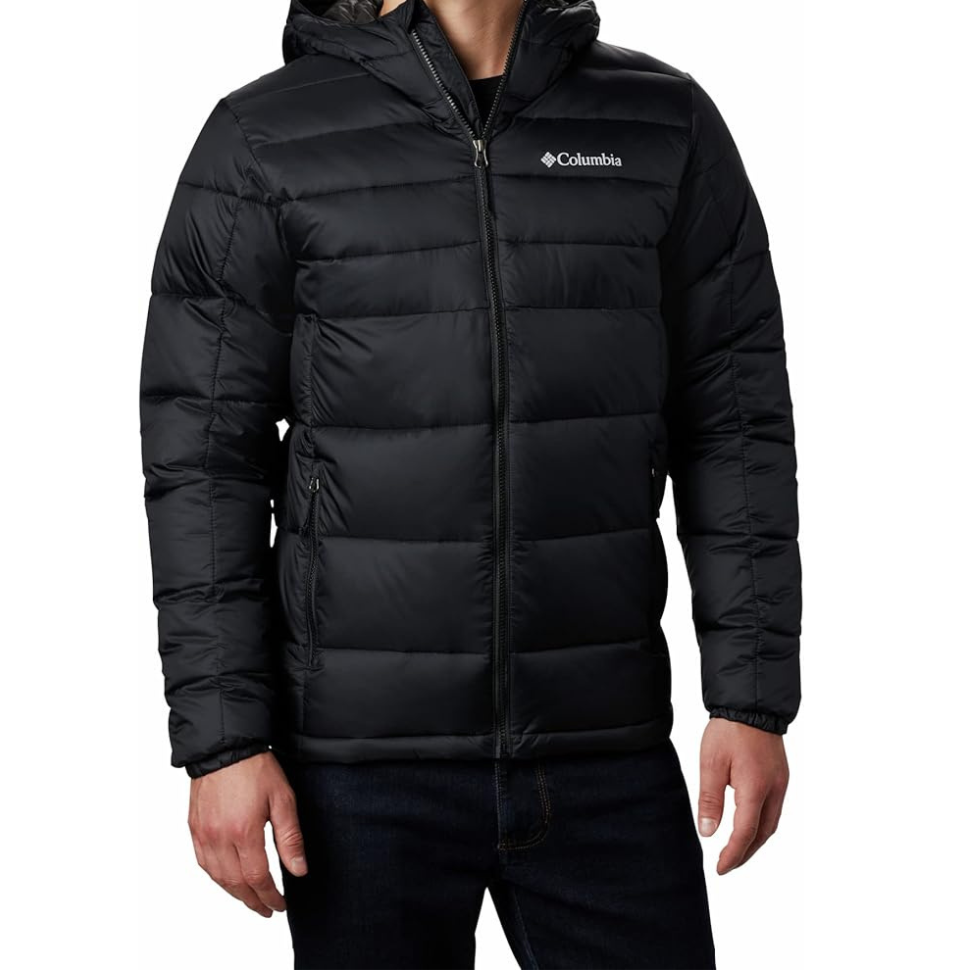 Columbia Mens Puffer Jacket Coat Warm Black - Sizes - Brand New