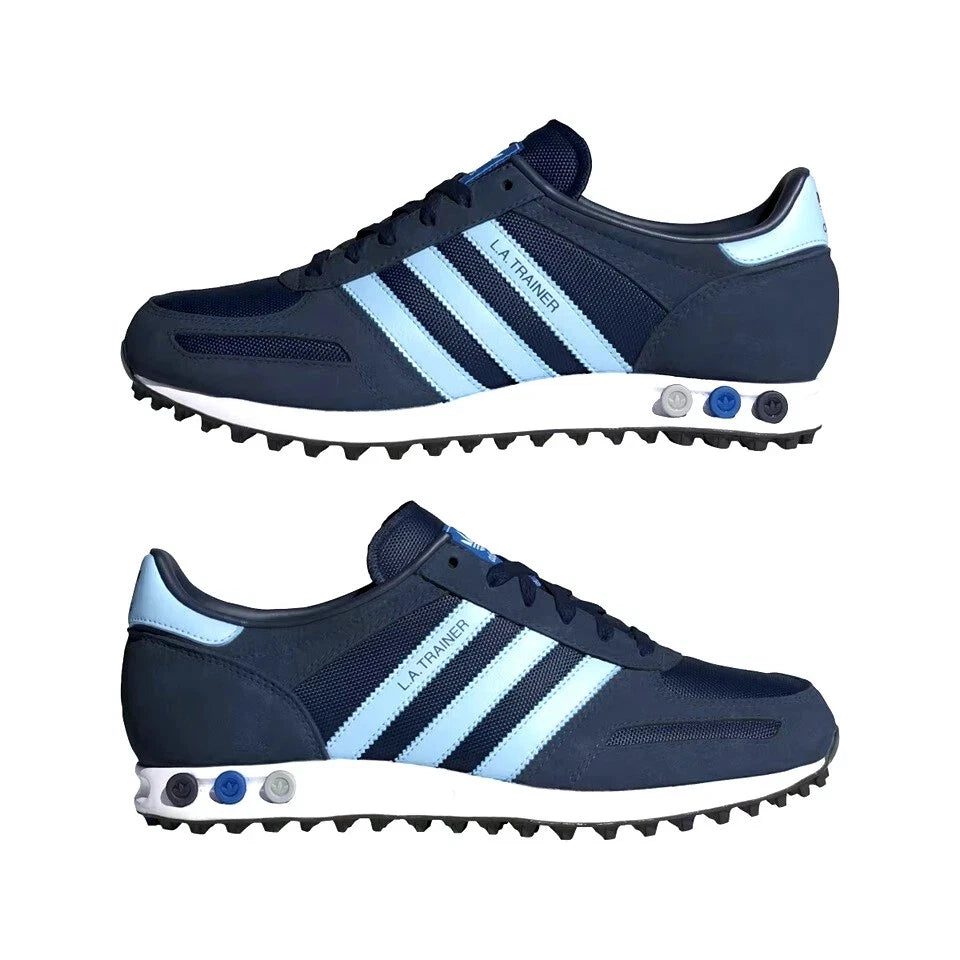 Adidas LA Trainer Originals Mens Shoes Trainers Size 10 Indigo Blue
